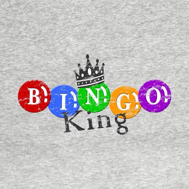 Bingo King BINGO LOVER Senior Funny Bingo Night by TeeCreations